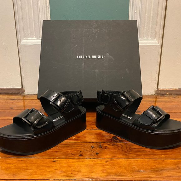 New ANN DEMEULEMEESTER Platform Sandals (fits 5/6) - Picture 6 of 10